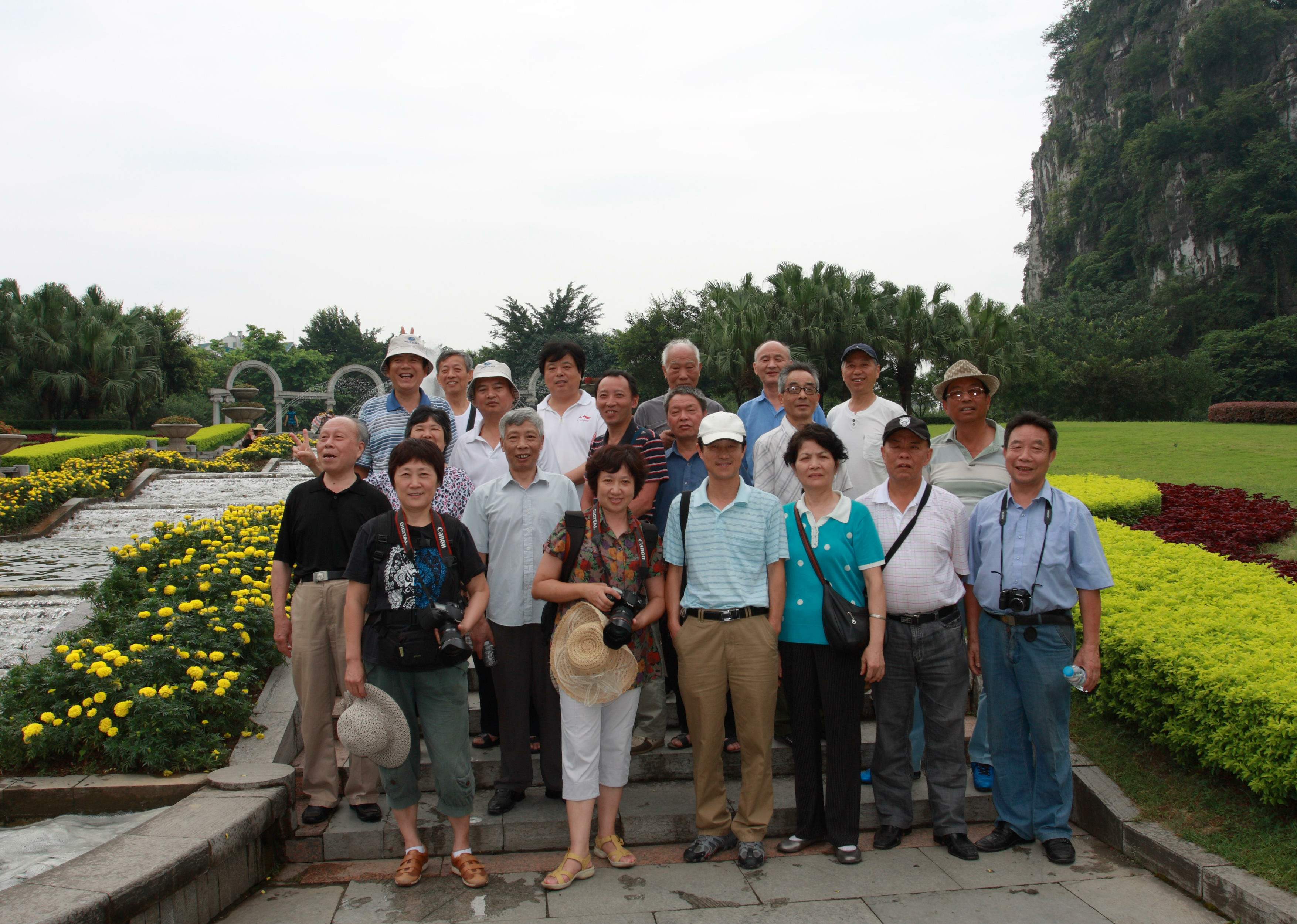 退休黨員桂林活動